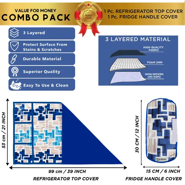 Appliances_Cover_Combo_Set_of_(1_Pc._Fridge_Top_Cover_+_1_Pc._Fridge_Handle_Cover)