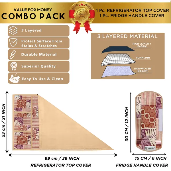 Appliances_Cover_Combo_Set_of_(1_Pc._Fridge_Top_Cover_+_1_Pc._Fridge_Handle_Cover)