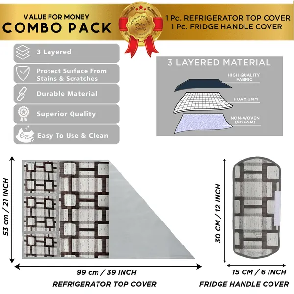 Appliances_Cover_Combo_Set_of_(1_Pc._Fridge_Top_Cover_+_1_Pc._Fridge_Handle_Cover)