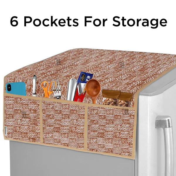 Appliances_Cover_Combo_Set_of_(1_Pc._Fridge_Top_Cover_+_1_Pc._Fridge_Handle_Cover)