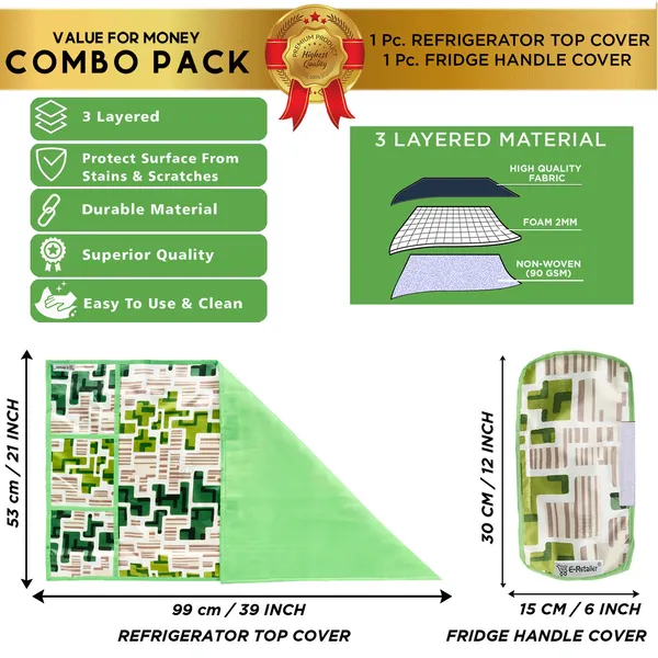 Appliances_Cover_Combo_Set_of_(1_Pc._Fridge_Top_Cover_+_1_Pc._Fridge_Handle_Cover)