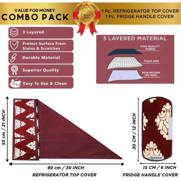 Appliances_Cover_Combo_Set_of_(1_Pc._Fridge_Top_Cover_+_1_Pc._Fridge_Handle_Cover)