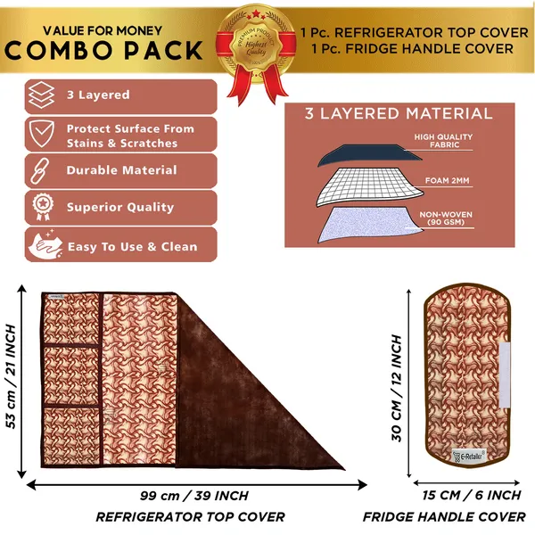 Appliances_Cover_Combo_Set_of_(1_Pc._Fridge_Top_Cover_+_1_Pc._Fridge_Handle_Cover)