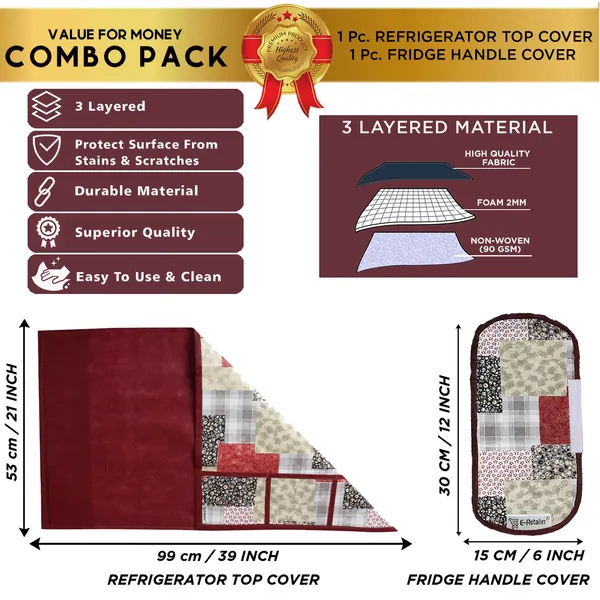 Appliances_Cover_Combo_Set_of_(1_Pc._Fridge_Top_Cover_+_1_Pc._Fridge_Handle_Cover)