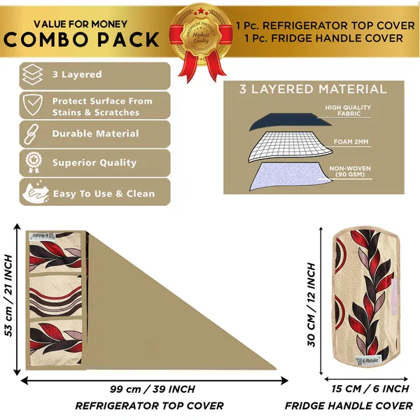 Appliances_Cover_Combo_Set_of_(1_Pc._Fridge_Top_Cover_+_1_Pc._Fridge_Handle_Cover)