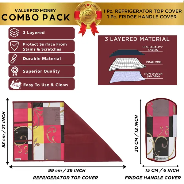 Appliances_Cover_Combo_Set_of_(1_Pc._Fridge_Top_Cover_+_1_Pc._Fridge_Handle_Cover)