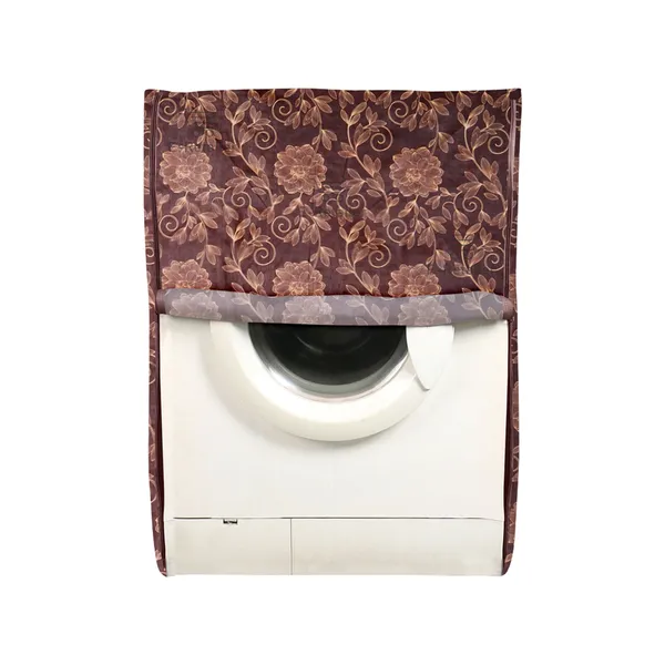 Front_Load_Washing_Machine_Cover_Suitable_For_All_Major_Brands_Upto_8KG_(Material-_PVC,_Color-Brown,_Size-23x23x35_Inches)