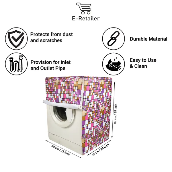 6_Pcs_Of_Cover_Appliance_Cover_Combo_Set_of_(1_Pc._Fridge_Top_Cover_+_2_Pcs._Fridge_Handle_Cover_+_6_Pcs._Fridge_Mat)