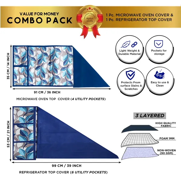 Appliances_Cover_Combo_Set_of_(1_Pc._Fridge_Top_Cover_+_1_Pc._Microwave_Oven_Top_Cover)
