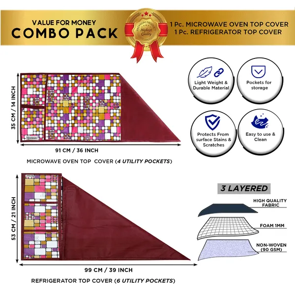 Appliances_Cover_Combo_Set_of_(1_Pc._Fridge_Top_Cover_+_1_Pc._Microwave_Oven_Top_Cover)