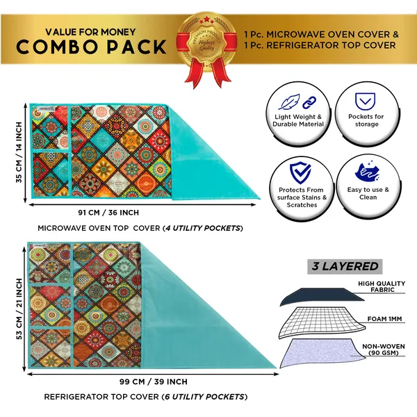 Appliances_Cover_Combo_Set_of_(1_Pc._Fridge_Top_Cover_+_1_Pc._Microwave_Oven_Top_Cover)