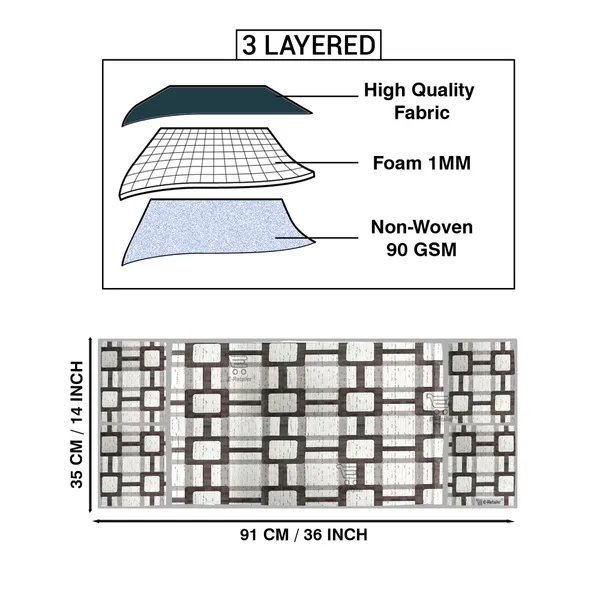 6_Pcs_Of_Cover_Appliance_Cover_Combo_Set_of_(1_Pc._Fridge_Top_Cover_+_1_Pc._Fridge_Handle_Cover_+_6_Pcs._Fridge_Mat)