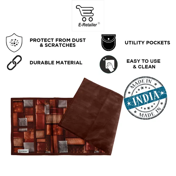 6_Pcs_Of_Cover_Appliance_Cover_Combo_Set_of_(1_Pc._Fridge_Top_Cover_+_2_Pcs._Fridge_Handle_Cover_+_6_Pcs._Fridge_Mat)