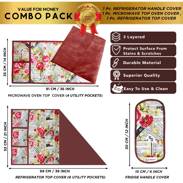 Appliance_Cover_Combo_Set_of_(1_Pc._Fridge_Top_Cover_+_1_Pc._Fridge_Handle_Cover_+_1_Pc._Microwave_Oven_Top_Cover)