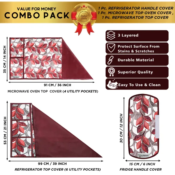 Appliance_Cover_Combo_Set_of_(1_Pc._Fridge_Top_Cover_+_1_Pc._Fridge_Handle_Cover_+_1_Pc._Microwave_Oven_Top_Cover)