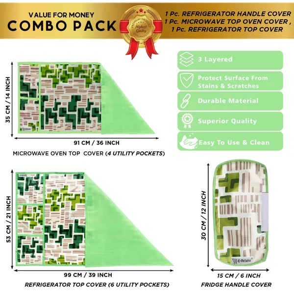 Appliance_Cover_Combo_Set_of_(1_Pc._Fridge_Top_Cover_+_1_Pc._Fridge_Handle_Cover_+_1_Pc._Microwave_Oven_Top_Cover)