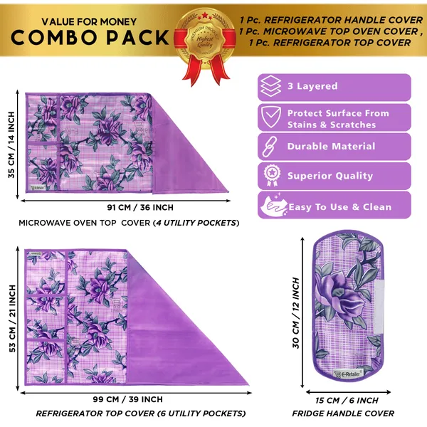 Appliance_Cover_Combo_Set_of_(1_Pc._Fridge_Top_Cover_+_1_Pc._Fridge_Handle_Cover_+_1_Pc._Microwave_Oven_Top_Cover)