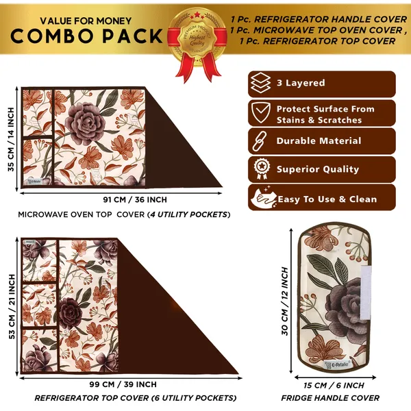 Appliance_Cover_Combo_Set_of_(1_Pc._Fridge_Top_Cover_+_1_Pc._Fridge_Handle_Cover_+_1_Pc._Microwave_Oven_Top_Cover)