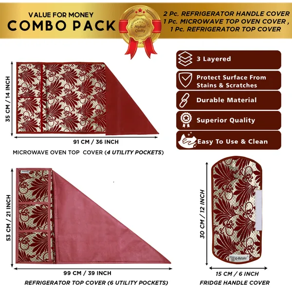 Appliance_Cover_Combo_Set_of_(1_Pc._Fridge_Top_Cover_+_2_Pcs._Fridge_Handle_Cover_+_1_Pc._Microwave_Oven_Top_Cover)
