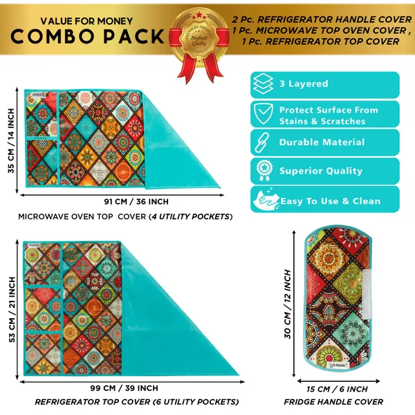 Appliance_Cover_Combo_Set_of_(1_Pc._Fridge_Top_Cover_+_2_Pcs._Fridge_Handle_Cover_+_1_Pc._Microwave_Oven_Top_Cover)