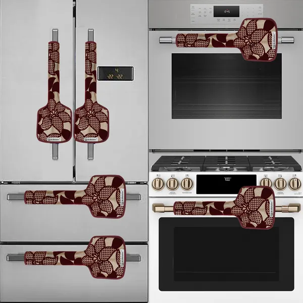 Appliance_Cover_Combo_Set_of_(1_Pc._Fridge_Top_Cover_+_3_Pcs._Fridge_Handle_Cover_+_1_Pc._Microwave_Oven_Top_Cover)