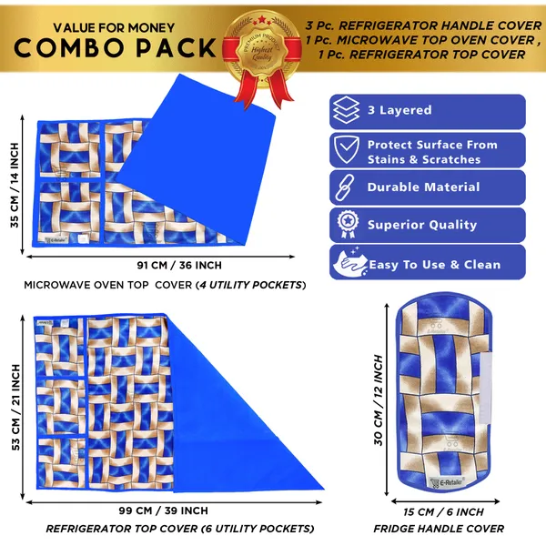 Appliance_Cover_Combo_Set_of_(1_Pc._Fridge_Top_Cover_+_3_Pcs._Fridge_Handle_Cover_+_1_Pc._Microwave_Oven_Top_Cover)