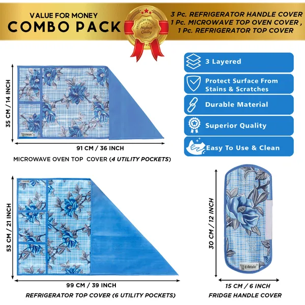 Appliance_Cover_Combo_Set_of_(1_Pc._Fridge_Top_Cover_+_3_Pcs._Fridge_Handle_Cover_+_1_Pc._Microwave_Oven_Top_Cover)