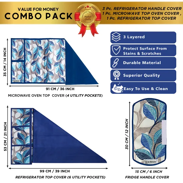 Appliance_Cover_Combo_Set_of_(1_Pc._Fridge_Top_Cover_+_3_Pcs._Fridge_Handle_Cover_+_1_Pc._Microwave_Oven_Top_Cover)