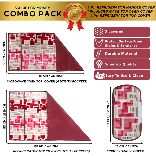 Appliance_Cover_Combo_Set_of_(1_Pc._Fridge_Top_Cover_+_3_Pcs._Fridge_Handle_Cover_+_1_Pc._Microwave_Oven_Top_Cover)