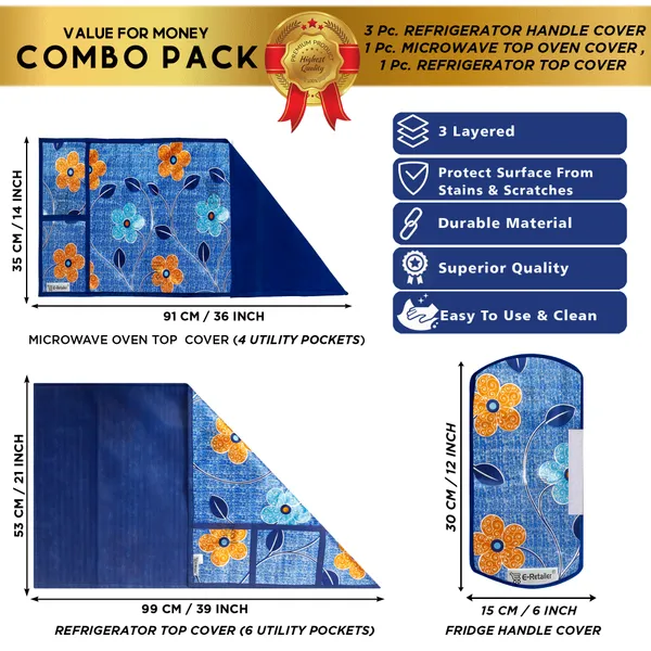 Appliance_Cover_Combo_Set_of_(1_Pc._Fridge_Top_Cover_+_3_Pcs._Fridge_Handle_Cover_+_1_Pc._Microwave_Oven_Top_Cover)