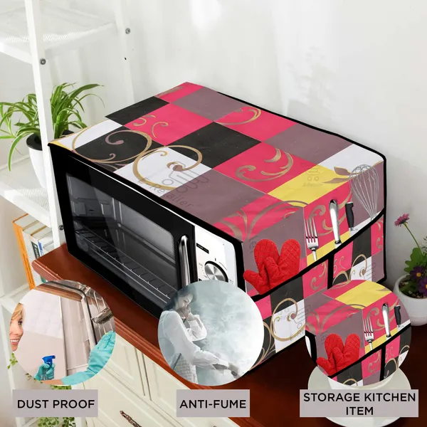Appliance_Cover_Combo_Set_of_(1_Pc._Fridge_Top_Cover_+_3_Pcs._Fridge_Handle_Cover_+_1_Pc._Microwave_Oven_Top_Cover)