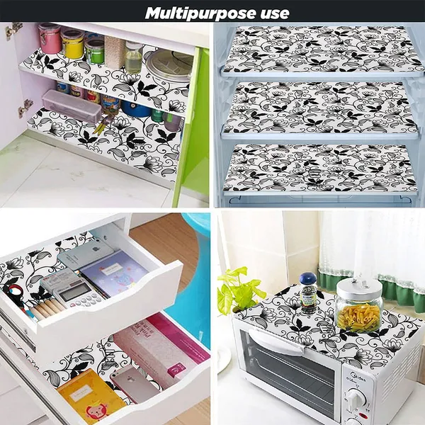 6_Pcs_Of_Cover_Multipurpose_Mats/Fridge_Mats/Refrigerator_Drawer_Mats_(Material-PP,_Color-Red,_Size-17.5X11.5_Inches)