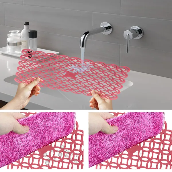 Multipurpose_Mats/Fridge_Mats/Refrigerator_Drawer_Mats_(Material-PP,_Color-Red,_Size-17.5X11.5_Inches)