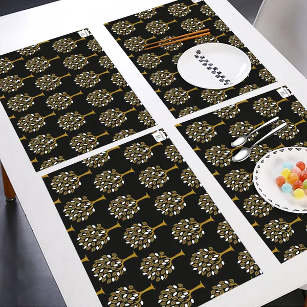 6_Pcs_Of_Cover_Appliances_Cover_Combo_Set_of_(1_Pc._Fridge_Top_Cover_+_2_Pcs._Fridge_Handle_Cover_+_1_Pc._Microwave_Oven_Cover_+_6_Pcs._Fridge_Mat_+_1_Pc._Wall_Hanging_Storage_Organizer)