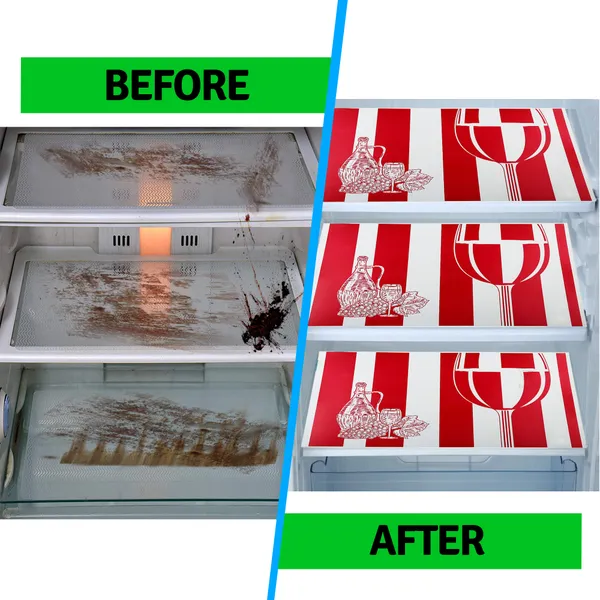 6_Pcs_Of_Cover_Appliances_Cover_Combo_Set_of_(1_Pc._Fridge_Top_Cover_+_1_Pc._Fridge_Handle_Cover_+_6_Pcs._Fridge_Mat_+_1_Pc._Wall_Hanging_Storage_Organizer)