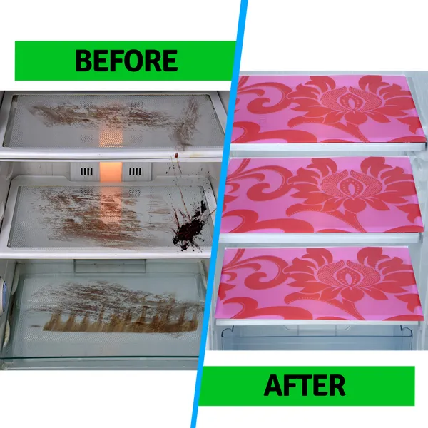 6_Pcs_Of_Cover_Appliance_Cover_Combo_Set_of_(1_Pc._Fridge_Top_Cover_+_2_Pcs._Fridge_Handle_Cover_+_6_Pcs._Fridge_Mat)