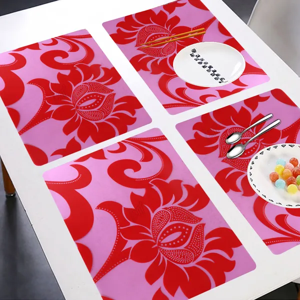 6_Pcs_Of_Cover_Appliance_Cover_Combo_Set_of_(1_Pc._Fridge_Top_Cover_+_2_Pcs._Fridge_Handle_Cover_+_6_Pcs._Fridge_Mat)