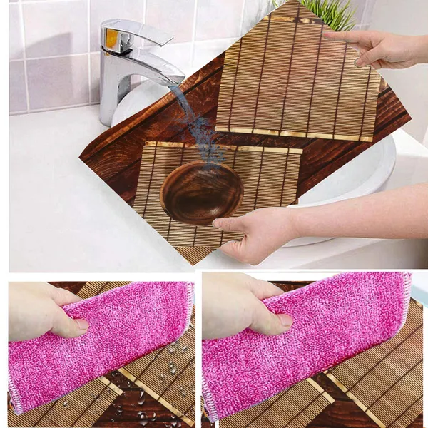 6_Pcs_Of_Cover_Appliance_Cover_Combo_Set_of_(1_Pc._Fridge_Top_Cover_+_1_Pc._Fridge_Handle_Cover_+_6_Pcs._Fridge_Mat)