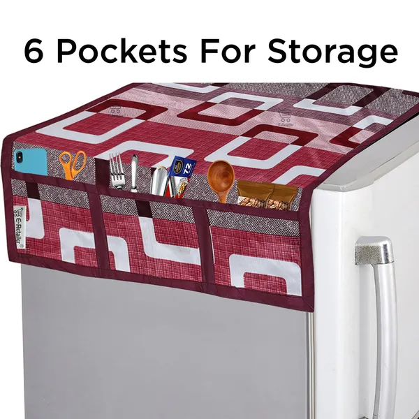 Appliance_Cover_Combo_Set_of_(1_Pc._Fridge_Top_Cover_+_1_Pc._Fridge_Handle_Cover_+_3_Pcs._Fridge_Mat)