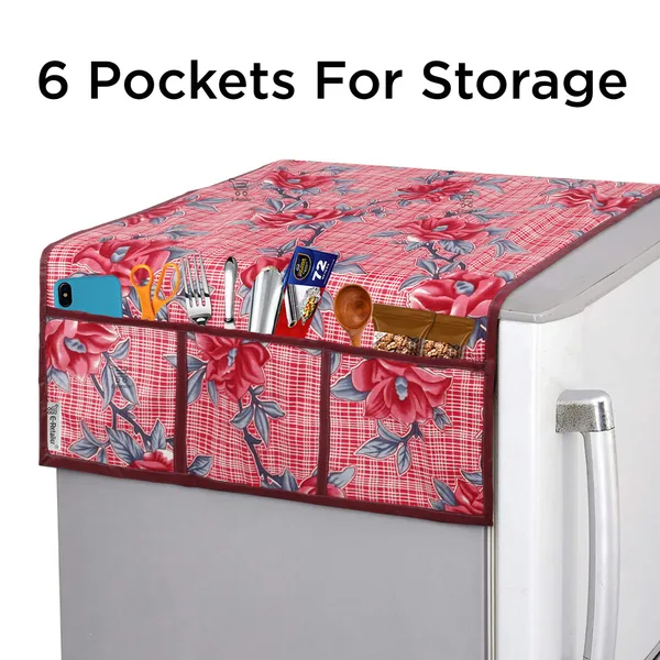 Appliance_Cover_Combo_Set_of_(1_Pc._Fridge_Top_Cover_+_1_Pc._Fridge_Handle_Cover_+_3_Pcs._Fridge_Mat)