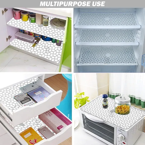 6_Pcs_Of_Cover_Multipurpose_Mats/Fridge_Mats/Refrigerator_Drawer_Mats_(Material-PP,_Color-Red,_Size-17.5X11.5_Inches)