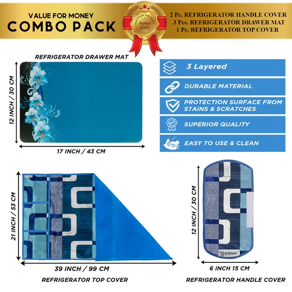 Appliance_Cover_Combo_Set_of_(1_Pc._Fridge_Top_Cover_+_2_Pcs._Fridge_Handle_Cover_+_3_Pcs._Fridge_Mat)