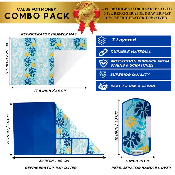 Appliance_Cover_Combo_Set_of_(1_Pc._Fridge_Top_Cover_+_2_Pcs._Fridge_Handle_Cover_+_3_Pcs._Fridge_Mat)