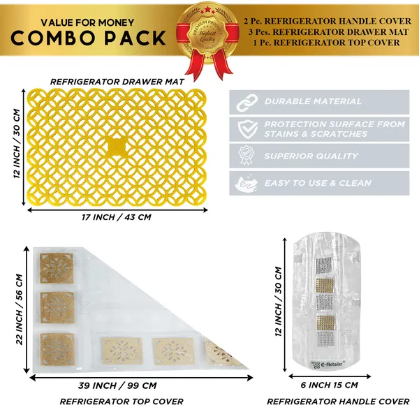 Appliance_Cover_Combo_Set_of_(1_Pc._Fridge_Top_Cover_+_2_Pcs._Fridge_Handle_Cover_+_3_Pcs._Fridge_Mat)