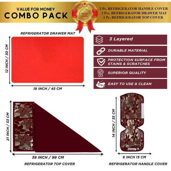 Appliance_Cover_Combo_Set_of_(1_Pc._Fridge_Top_Cover_+_2_Pcs._Fridge_Handle_Cover_+_3_Pcs._Fridge_Mat)
