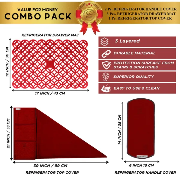 Appliance_Cover_Combo_Set_of_(1_Pc._Fridge_Top_Cover_+_2_Pcs._Fridge_Handle_Cover_+_3_Pcs._Fridge_Mat)