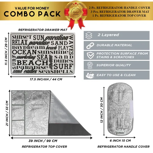 6_Pcs_Of_Cover_Multipurpose_Mats/Fridge_Mats/Refrigerator_Drawer_Mats_(Material-PP,_Color-Red,_Size-17.5X11.5_Inches)