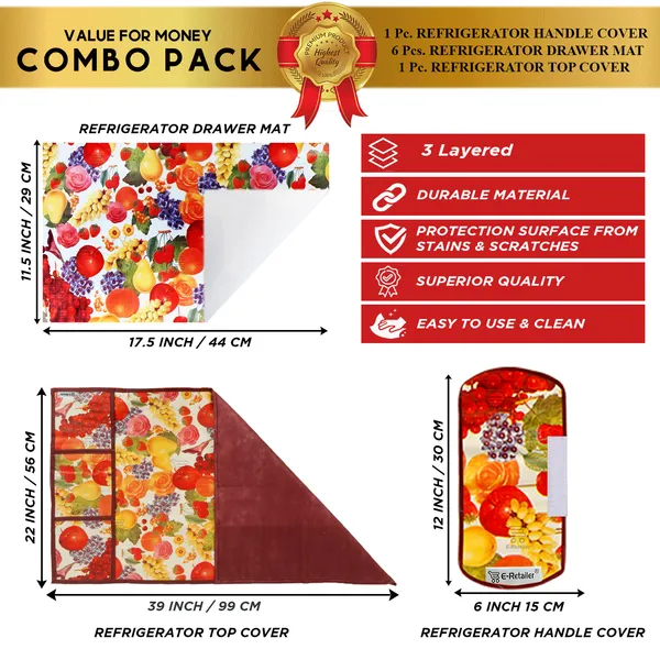 Appliance_Cover_Combo_Set_of_(1_Pc._Fridge_Top_Cover_+_1_Pc._Fridge_Handle_Cover_+_6_Pcs._Fridge_Mat)