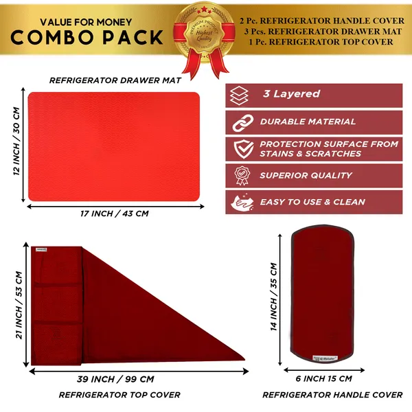Appliance_Cover_Combo_Set_of_(1_Pc._Fridge_Top_Cover_+_2_Pcs._Fridge_Handle_Cover_+_3_Pcs._Fridge_Mat)