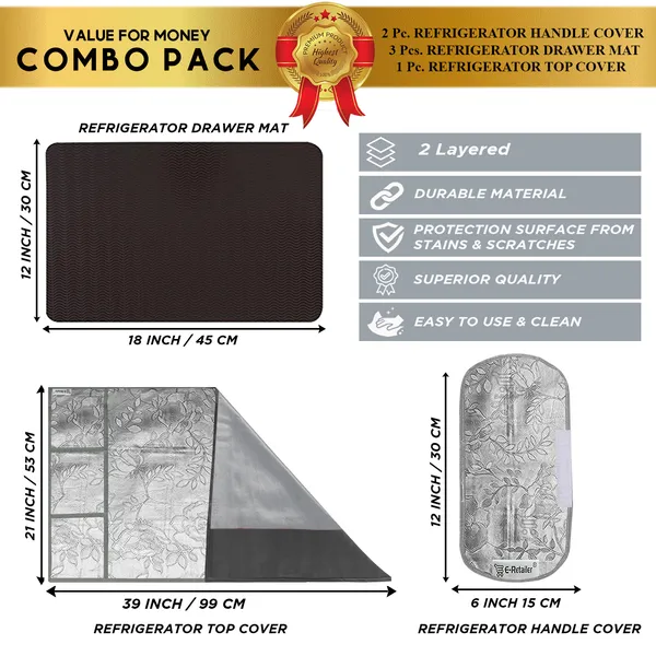 Appliance_Cover_Combo_Set_of_(1_Pc._Fridge_Top_Cover_+_2_Pcs._Fridge_Handle_Cover_+_3_Pcs._Fridge_Mat)
